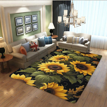 Butterfly Carpet Area Rug - Lovely Butterflies Printed Carpets for Kids Butterfly Theme Living Room Indoor Bedroom Decor Soft Polyester Yoga Mat 2'x3'
