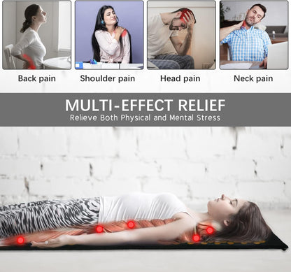 Extra Long Yoga Acupressure Mat Set,Massage Acupuncture Mat Large,Magnetic Mat Acupressure Body mat and Pillow for Neck Back Pain Relief(Gold)