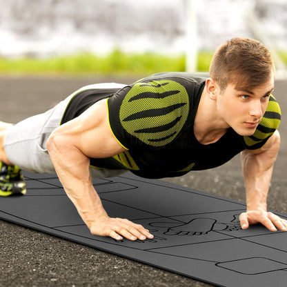 JellyArch Surf Mat for Pop-up Practice Surfing Balance Training 72" x 27" Extra Large Multi-purpose Foldable Rubber Yoga Mat Non Slip with Bag for Women Men Surfing Gifts Pilates Fitness