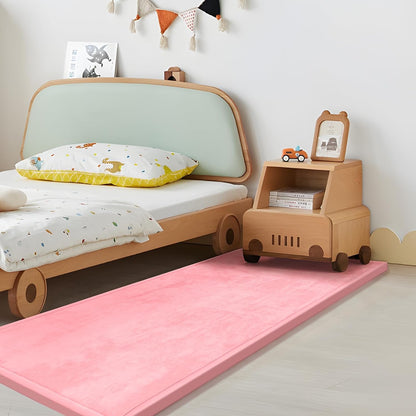 Baby Play Mat for Floor,1.3" Thick Memory Foam Tummy Time Mat,Soft Coral Velvet Nursery Rug,Large Non Slip for Crawling,Toddlers,Infants,Kids,Yoga & Tatami Style for Living Room(Dark Gray)