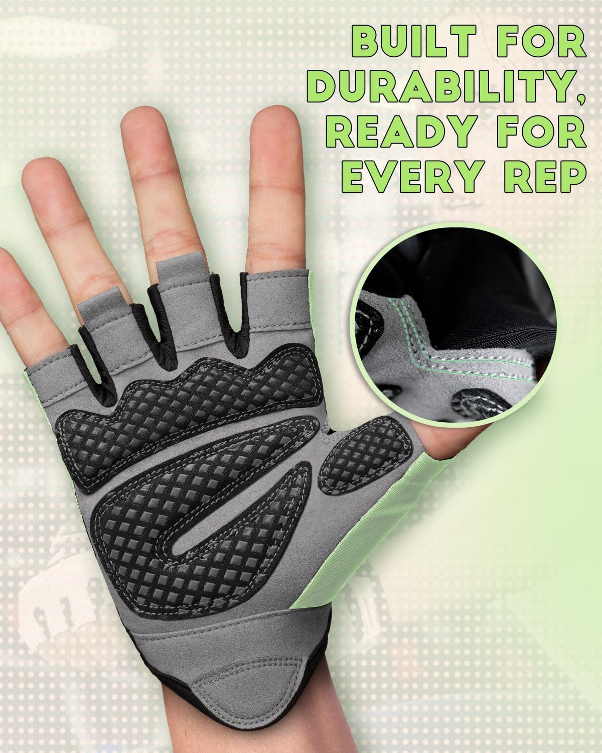 VINSGUIR Workout Gloves for Men and Women, Weight Lifting Gloves with Excellent Grip, Lightweight Gym Gloves for Weightlifting, Cycling, Exercise, Crosstraining, Pull ups, Fitness, Climbing and Rowing