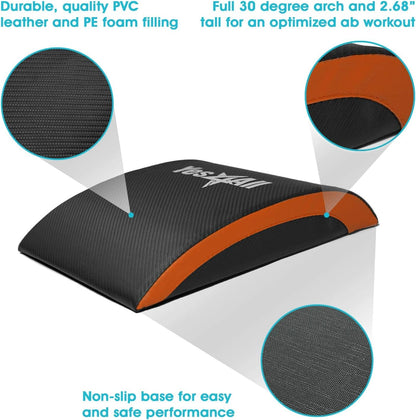 Yes4All Abdominal Exercise Pads, Foldable Ab Workout Equipment for Home Gym Core Training & Back Stretching, Sit Up Mat for Floor Exercises