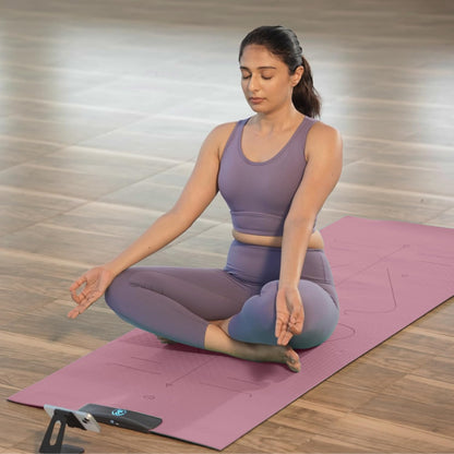 Smart Mat Gen3 - Dark Grey| AI Powered Yoga Mats For Home Workout | Lightweight Yoga Mats of 6mm | Real Time Tracking Exercise Mats For Men & Women