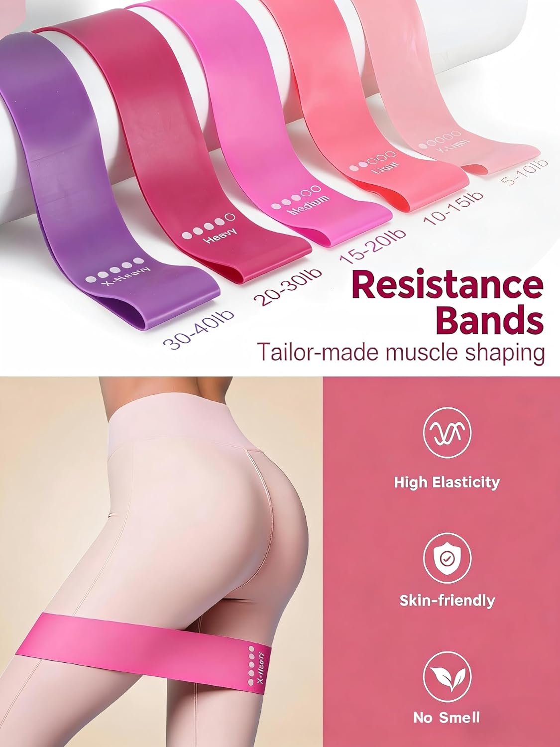 Home Pilates Ring and Ball Set for Women with 5 Resistance Bands 13 inch Magic Circle Workout Starter Kit for Beginners Full Body Toning 15 Min Daily Routine Pilates Equipment