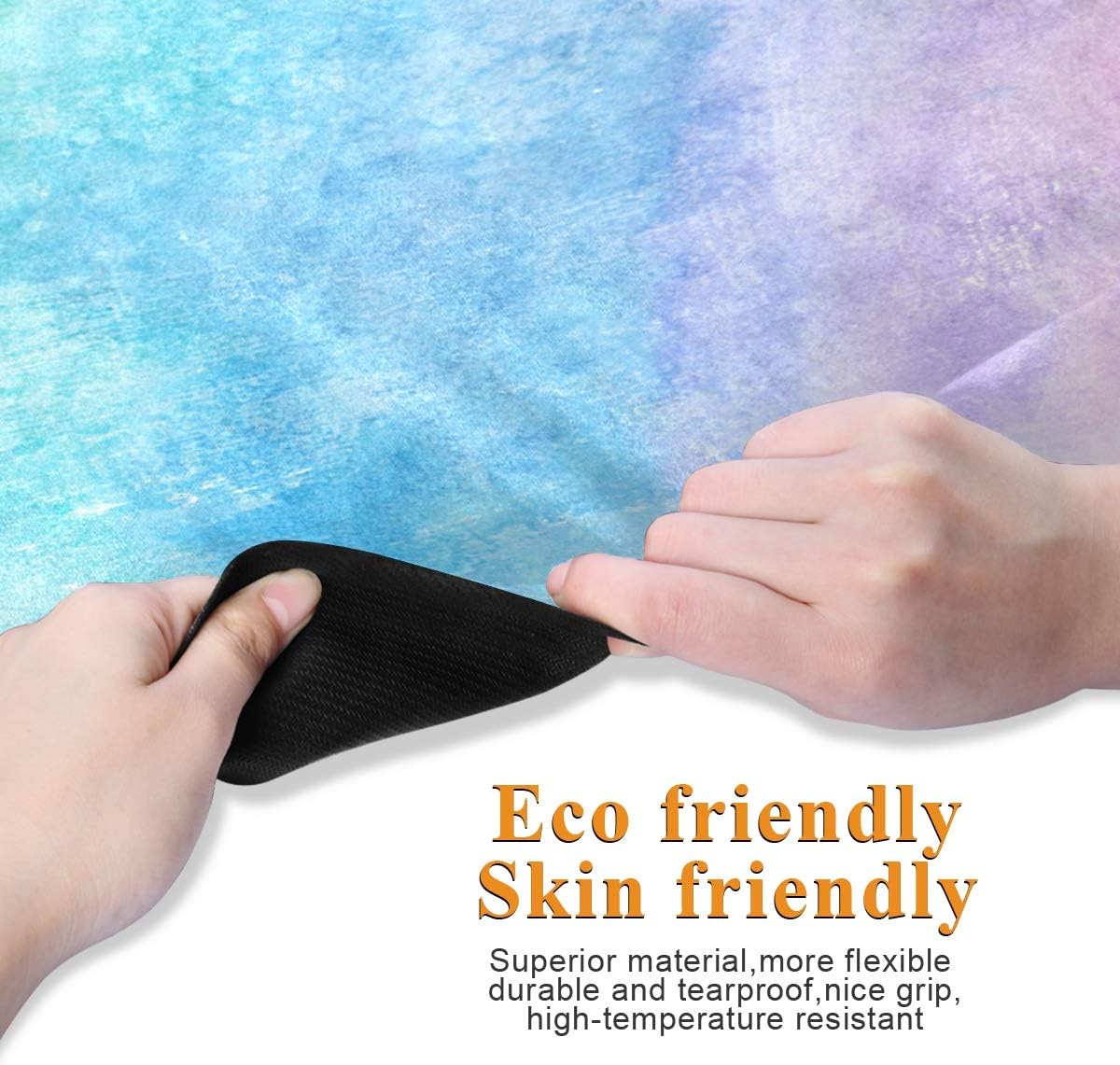 Qilmy Fantasy Mandala Pattern Yoga Mat, Non-Slip Texture Pro Yoga Mat Eco Friendly Exercise & Workout Mat for Yoga, Pilates and Floor Exercises