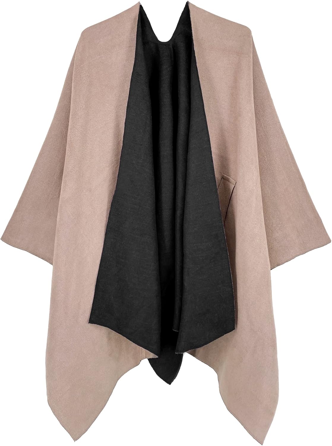 Moss Rose Women's Shawl Wrap Poncho Ruana Cape Open Front Cardigan Shawls for Spring Fall Winter