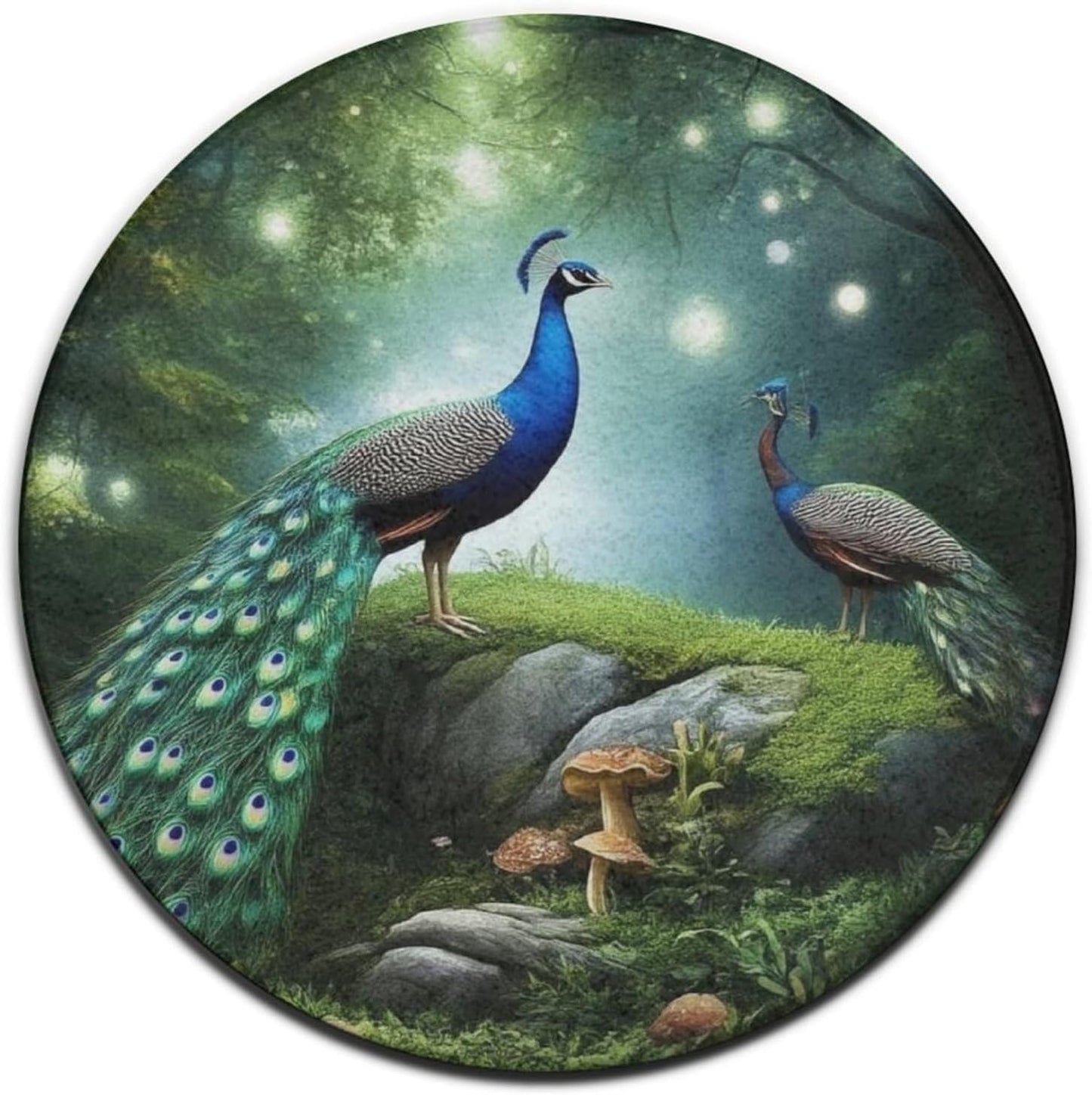 Room Sofa Yoga Soft Round Carpet, Home Decor Non Slip Kitchen Office Circle Rug, Machine Washable Modern Round Area Rug Beach Turtles, 60inch