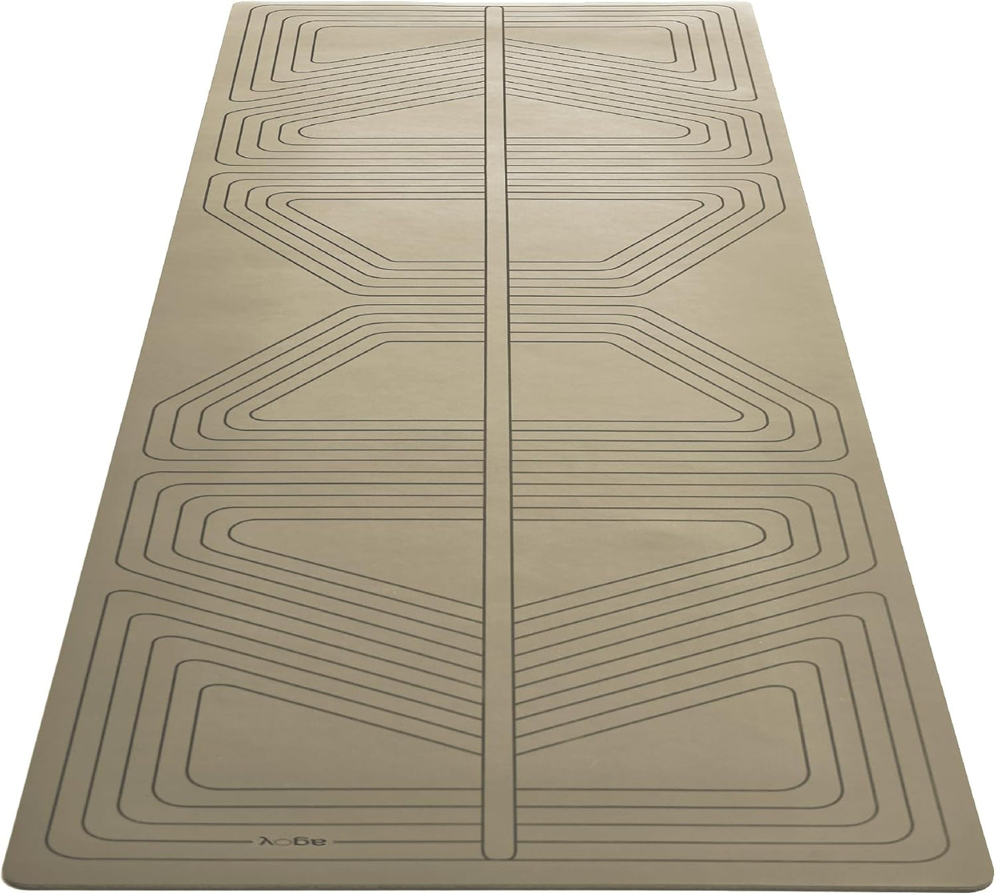 agoy PRO+ WARRIOR - Premium Non-Slip Yoga Mat – Eco-Conscious Design - PU Mat With Wet/Dry Grip+ - Focus Alignment - Lazer-Etched Technology - A Portable Standard Size Mat for All Styles of Yoga