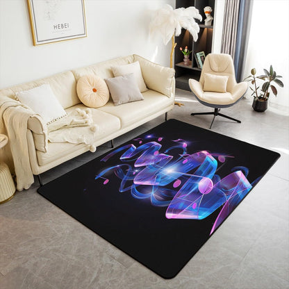 Zen Yoga Area Rug 3'x5' Boho Mandala Rugs for Living Room Bedroom Zen Spiritual Decorative Carpet Women Adults Super Cozy Floor Mats Home Decor