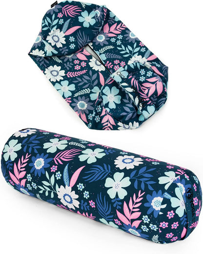 Yoga Studio Spare Organic Cotton Bolster Covers With Handle And Zipper (Natural Hemp)