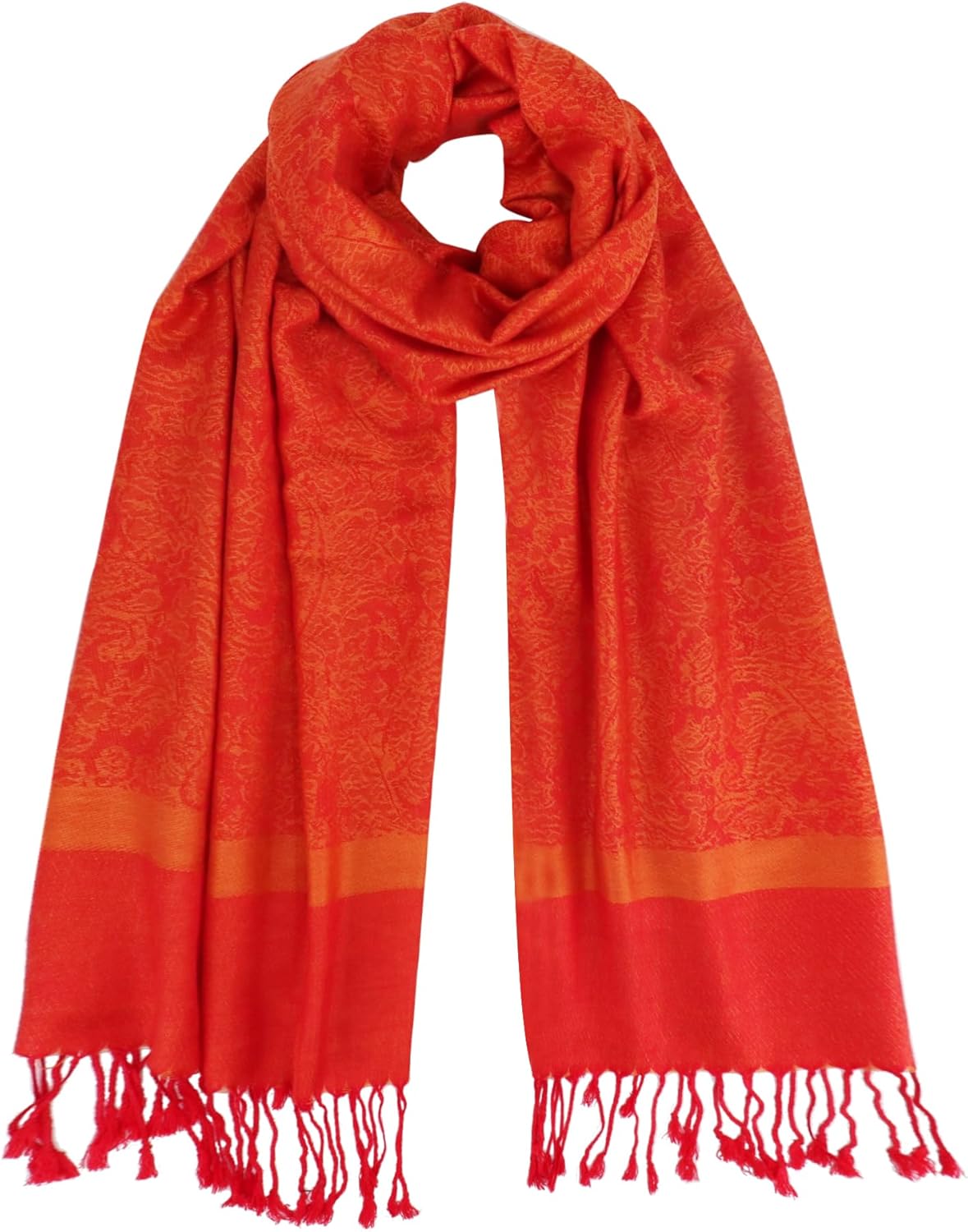 vimate Silky Paisley Pashmina Shawl Scarf-Women's Soft Double-side Jacquard Pashminas Wrap for Evening Dress Travel Shawl