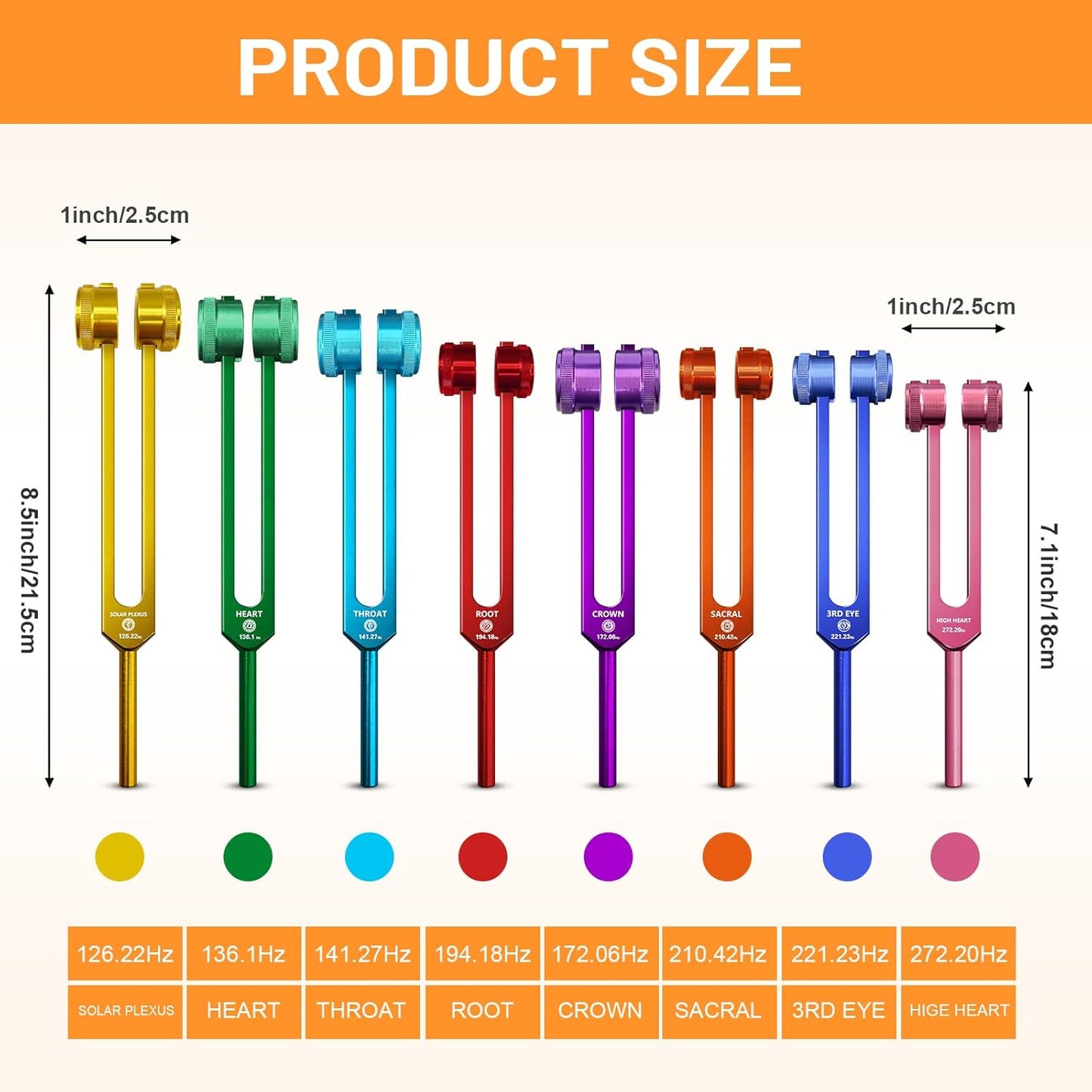 Healing Tuning Forks Set 136.10, 256, 384, 128 Hz Healing Instrument, Sound Therapy Devices with Singing Bowl for Chakra Solfeggio Essential Yoga Meditation Accessories, Healing Gifts for Women Men