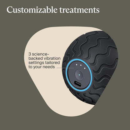 TheraGun Therabody WaveRoller - High Density Foam Roller for Body and Large Muscles. Bluetooth Enabled with 5 Customizable Vibration Frequencies in Therabody App