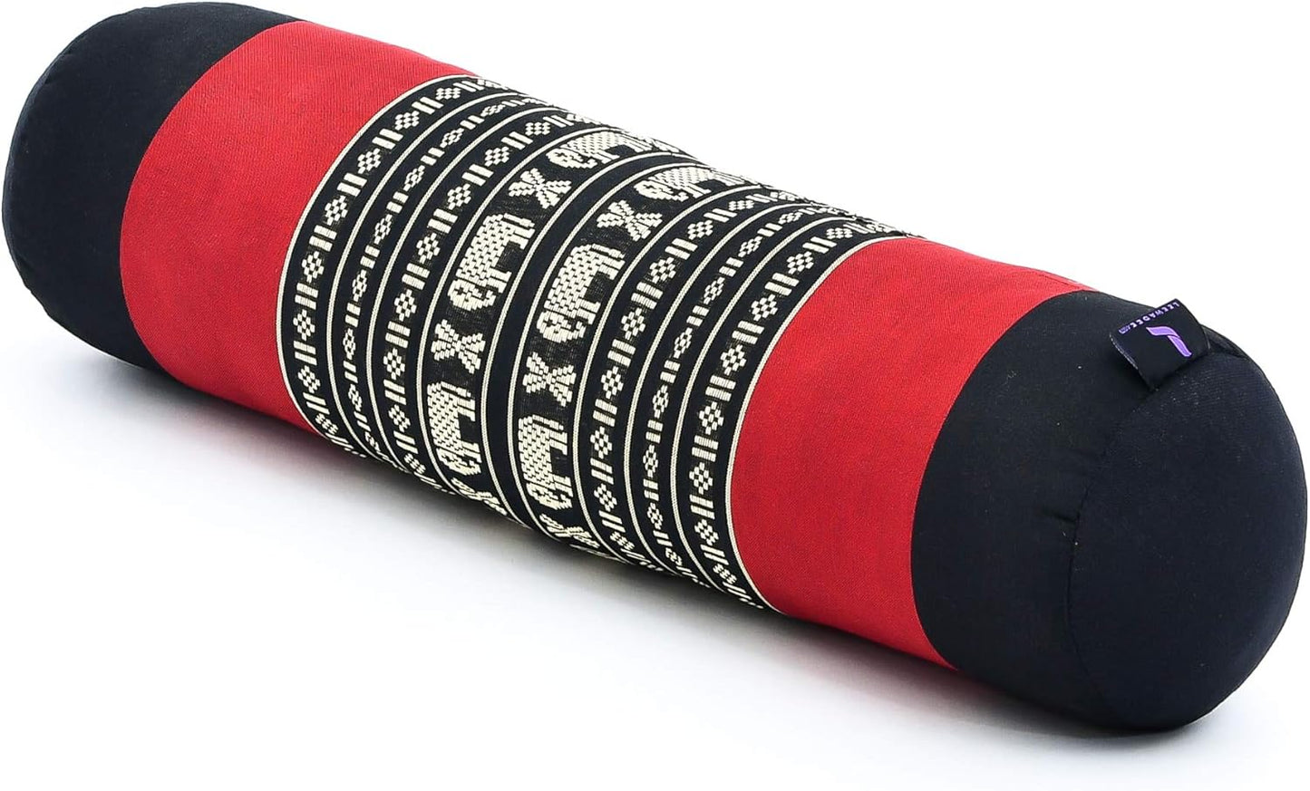 Leewadee Small Yoga Bolster – Shape-Retaining Cervical Neck Roll, Tube Pillow for Comfortable Reading, Kapok Filling, 22 x 6 x 6 inches