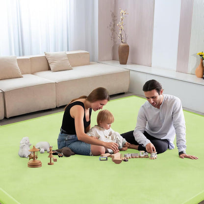 Baby Play Mat for Floor Nursery Rug Muscle Mat Area Rug Playroom Rug 79"x110" Playpen Mat Memory Foam 1.3" Thick Crawling Mat For Babies,Toddlers, Infants, Kids,Grey