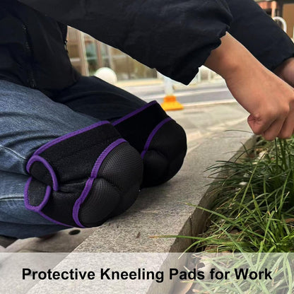 Men/Women Knee Pads For Cleaning, Work, Mechanic, Floors,With Soft Foam Kneepads Perfect For Kneeling for Gardening and Housework,Painter,Housekeeping,Weeding/Planting,Photographe.Black L (1 Pair)