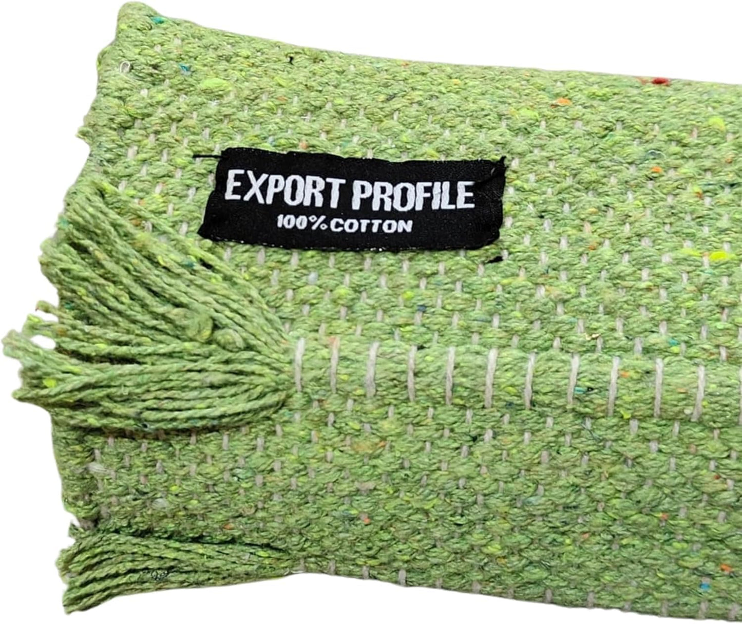 Indian Handmade100 % Organic Anti Skid Multi Colour Cotton Yoga Mat - Eco-Friendly Hand-Woven Rug - Non-Slip & Thick (24”x72”x5mm) for Hot yoga & Everyday Fitness at Home - Comfortable & Foldable Extra-Long Mat