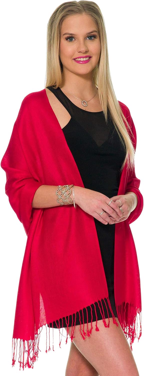 Pashmina Shawls and Wraps for Evening Dresses, Large Soft Pashminas Wedding Shawl
