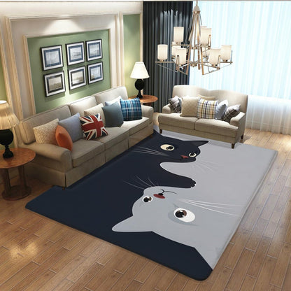 Butterfly Carpet Area Rug - Lovely Butterflies Printed Carpets for Kids Butterfly Theme Living Room Indoor Bedroom Decor Soft Polyester Yoga Mat 2'x3'