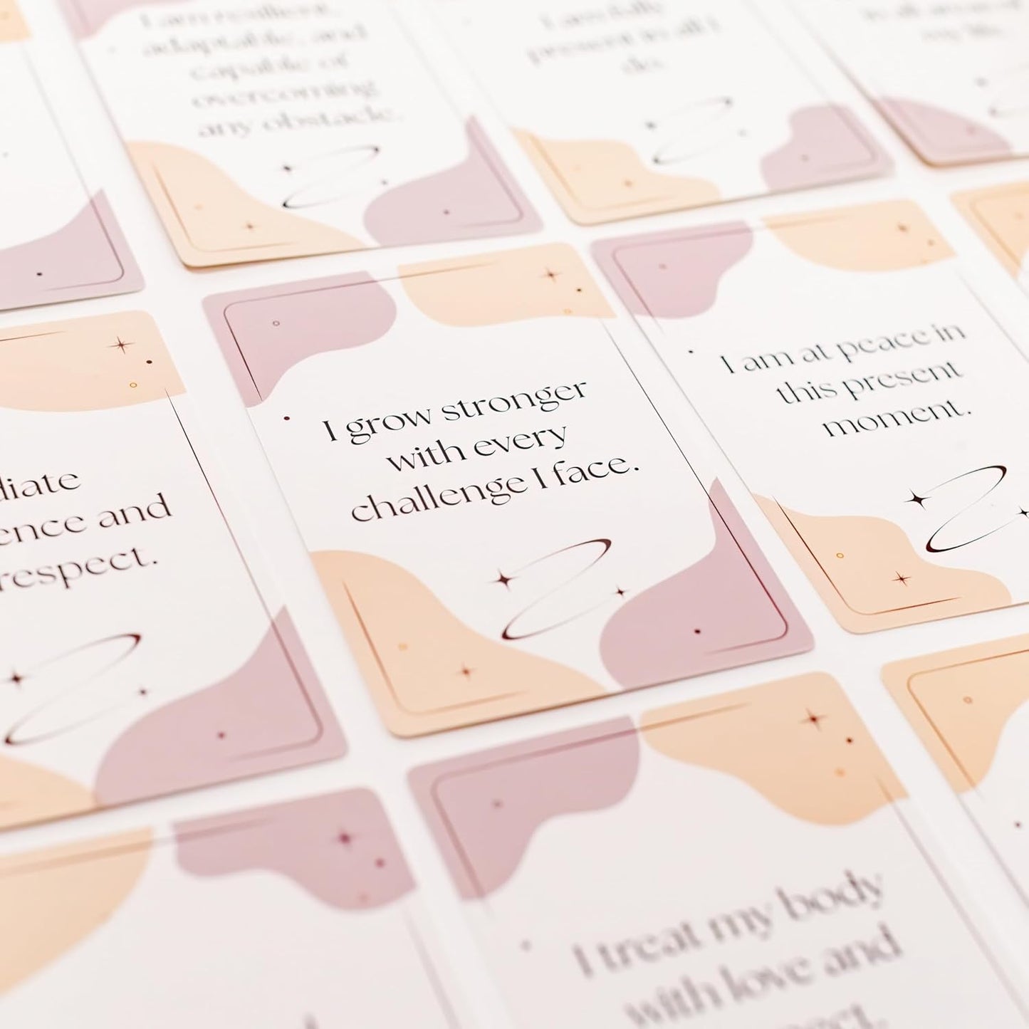 Affirmation Cards for Women with Guided Journal – 52 Positive Affirmations Cards, Wooden Stand & Daily Reflection Workbook, Mindfulness Cards for Desk, Self Care and Motivational Gift Set