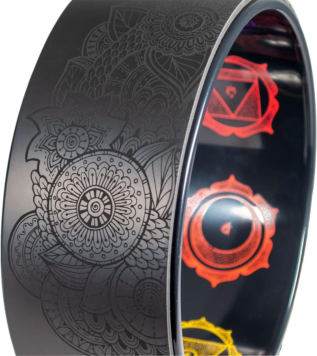 Enlighten Yoga Wheel - Great for Adding Active Strength and Flexibility to Your Exercise and Yoga Practice