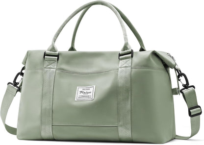 Gym Bag Womens Mens with Shoes Compartment and Wet Pocket Travel Duffel Bag for Women for Plane Sport Gym Tote Bags Swimming Yoga Waterproof Weekend Overnight Carry on Bag Hospital Holdalls - Colors B