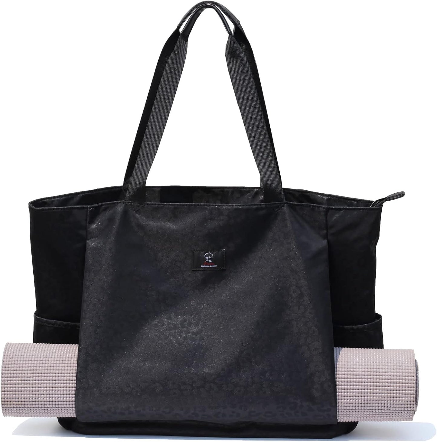 ESVAN Yoga Mat Bag Yoga Tote Carrier Shoulder Bag Carryall Tote for Office,Yoga,Pilates,Travel,Beach and Gym