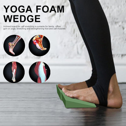Foam Wedge Slant Board 1 Pair EVA Calf Stretcher Squat Wedges Blocks For Yoga Foot Rehabilitation Stretching