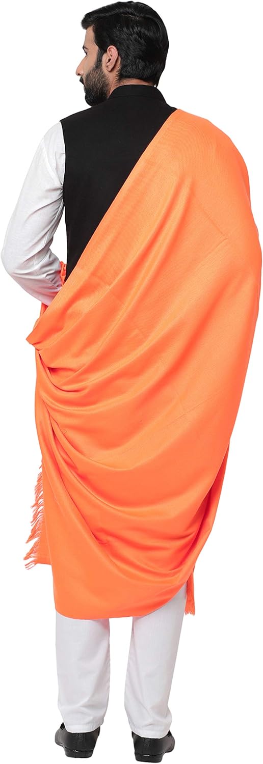 Weavers Villa Men's Plain Woollen Dhariwal Lohi/Shawl [50" X 100"]