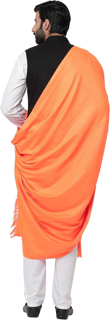 Weavers Villa Men's Plain Woollen Dhariwal Lohi/Shawl [50" X 100"]