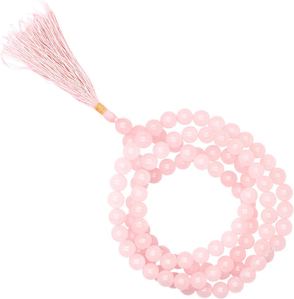 Amazing Gemstone 108 Beads Handmade Mala (Knotted, Rudraksha) - Colors B