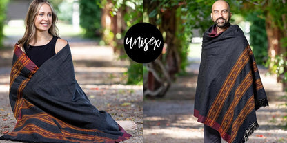 Meditation Shawl – Unisex Prayer Wrap, Large Scarf & Yoga Blanket – Soft, Lightweight & Multipurpose