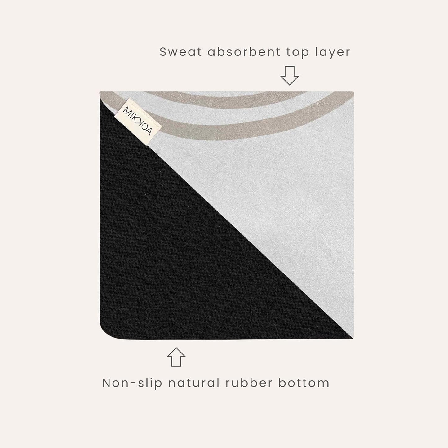 Travel Yoga Mat 1.5mm | Foldable, Lightweight Mat | Use for Travel, Backpacking, Yoga Retreat, Outdoors, Gym, Pilates, Machine Washable, Eco-Friendly