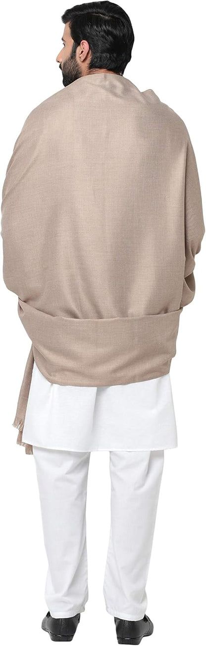 Weavers Villa Men's Plain Woollen Dhariwal Lohi/Shawl [50" X 100"]