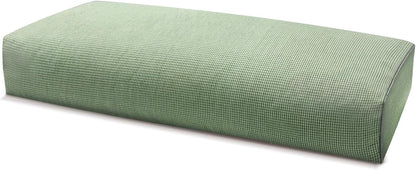 Adjustable Buckwheat Hull Pillow for Neck Pain Relief (21x8x4in) Natural Cooling Cervical Support Organic Pillow for Side & Back Sleepers with Night Sweats (Grey)