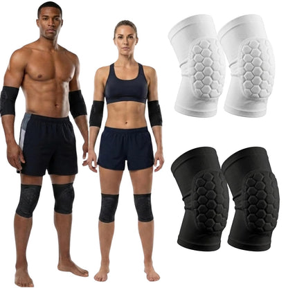 McDavid Moisture Wicking HEX Technology Knee Sleeves for Women/Men, Elbows & Shins Protection, Hex Pads