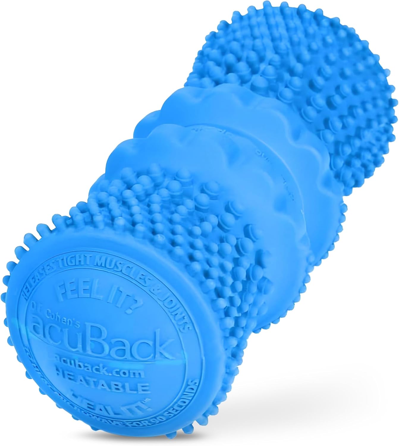 Dr. Cohen's acuball Heatable Deep Tissue Massage Ball - acuBall Trigger Point Massage Therapy for Myofascial and Stress Release and Exercise - Effective Back Massager Ball for Targeted Pain Relief