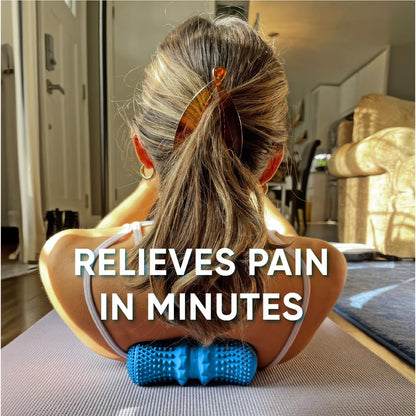 Dr. Cohen's acuball Heatable Deep Tissue Massage Ball - acuBall Trigger Point Massage Therapy for Myofascial and Stress Release and Exercise - Effective Back Massager Ball for Targeted Pain Relief