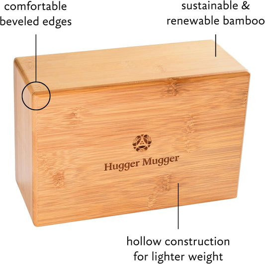 Hugger Mugger Bamboo Yoga Block