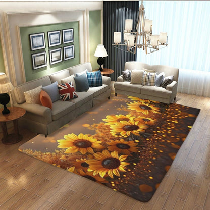 Butterfly Carpet Area Rug - Lovely Butterflies Printed Carpets for Kids Butterfly Theme Living Room Indoor Bedroom Decor Soft Polyester Yoga Mat 2'x3'