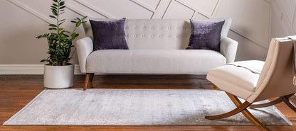 Unique Loom New Classical Collection Area Rug - Olwen (4'Round, Purple/ Gray)