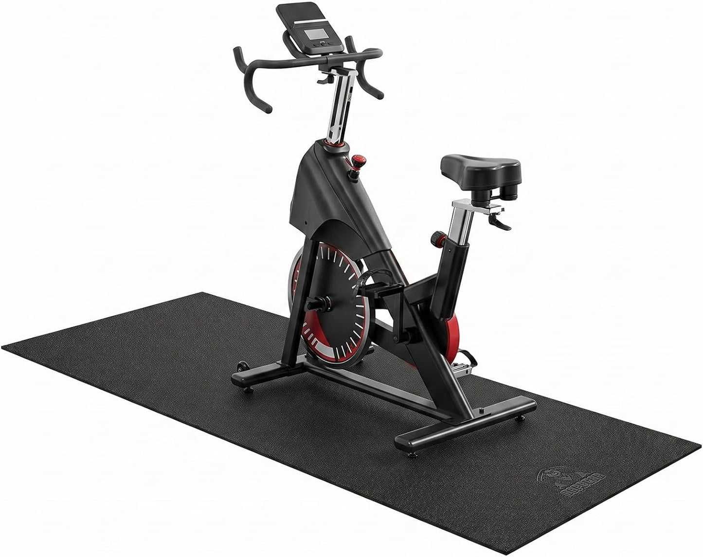 HAPBEAR Treadmill Mat – 68"x24"x1/5" Thick Non-Slip Foldable Exercise Equipment Mat for Walking Pad, Weight Bench & Treadmill – Shock Absorbing Floor Protector for Home Gym, Carpet & Hardwood Floors