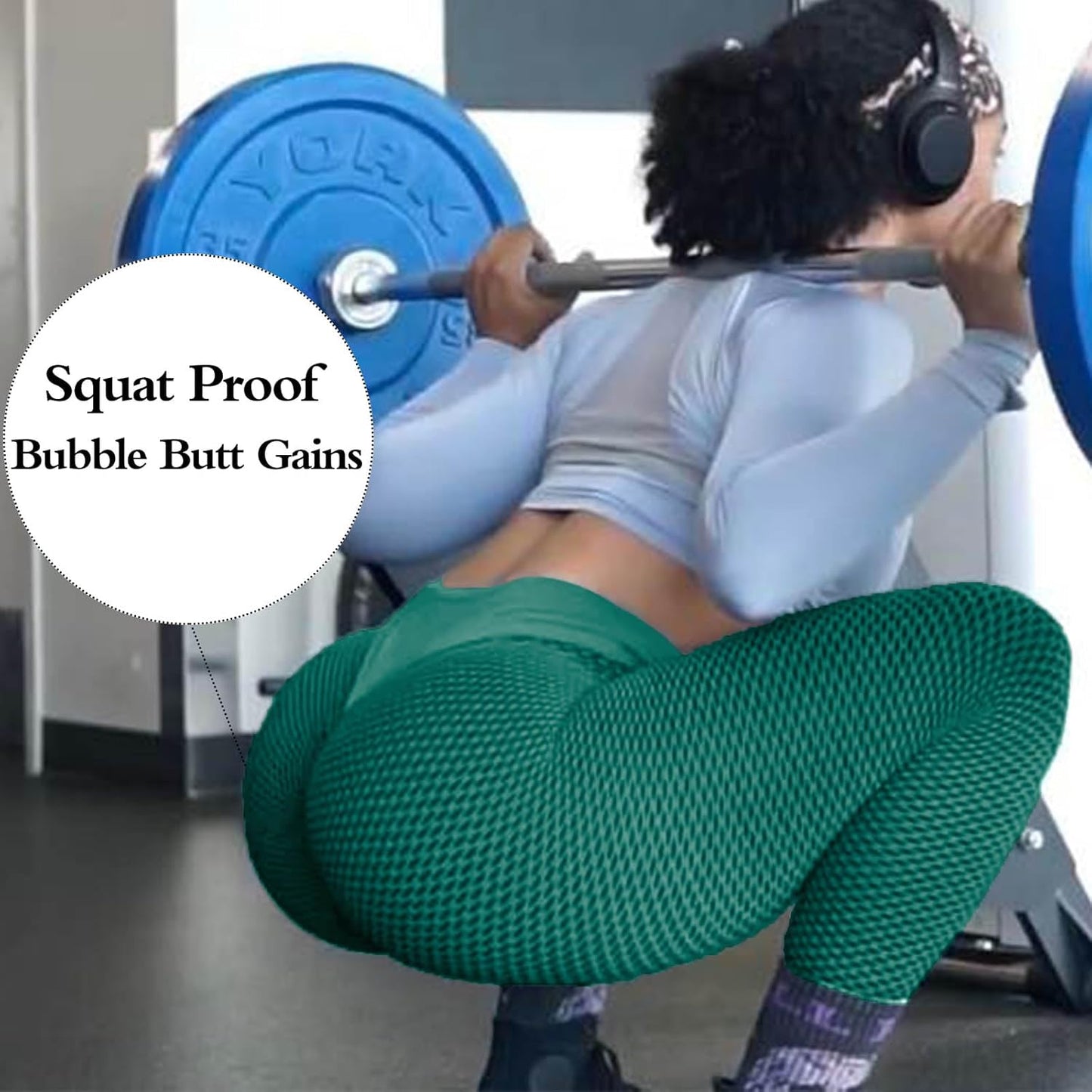 JGS1996 Butt Lifting Leggings for Women Tummy Control Workout Yoga Pants High Waisted Scrunch Booty Gym Tights
