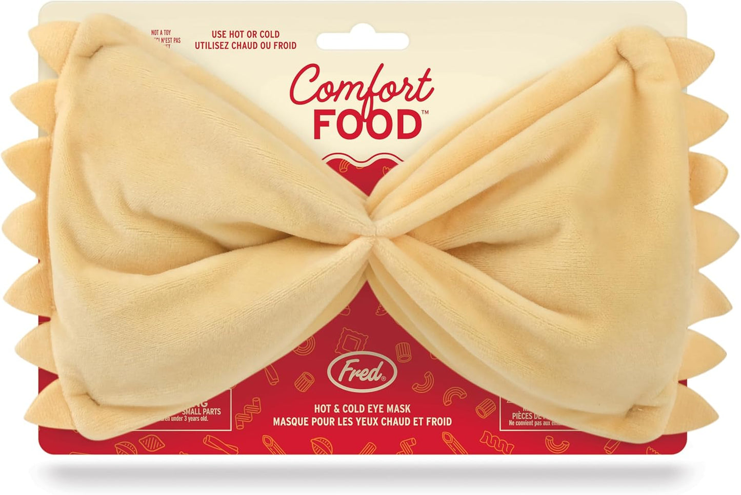 Genuine Fred Comfort Food Eye Pillow, for Hold or Cold Use, Lavender Scented, for Relaxation, Meditation, Headache Relief, Fun and Unique Design