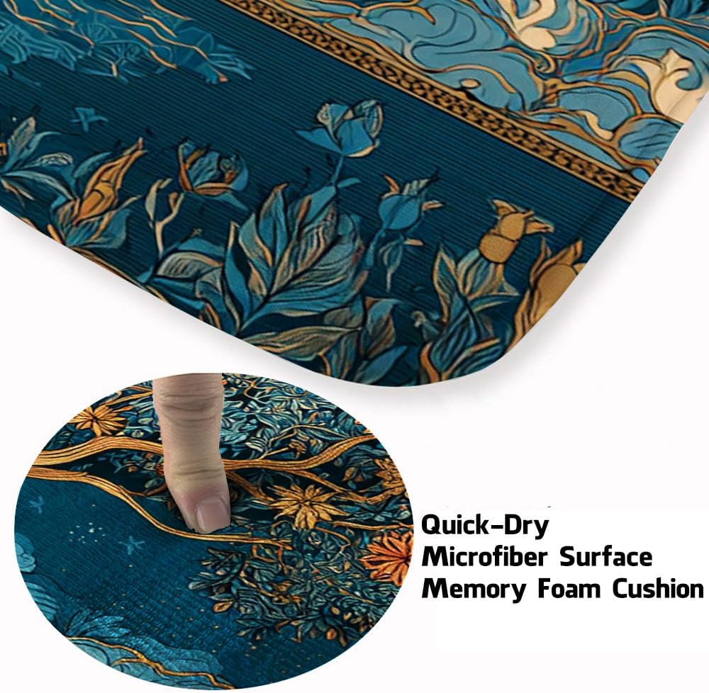 Tree of Life Area Rug – Bohemian Mandala Carpet for Living Room, Bedroom, Meditation Space, Yoga, Spiritual Home Décor – Large Soft Floor Mat for Indoor Decoration (TOL08)
