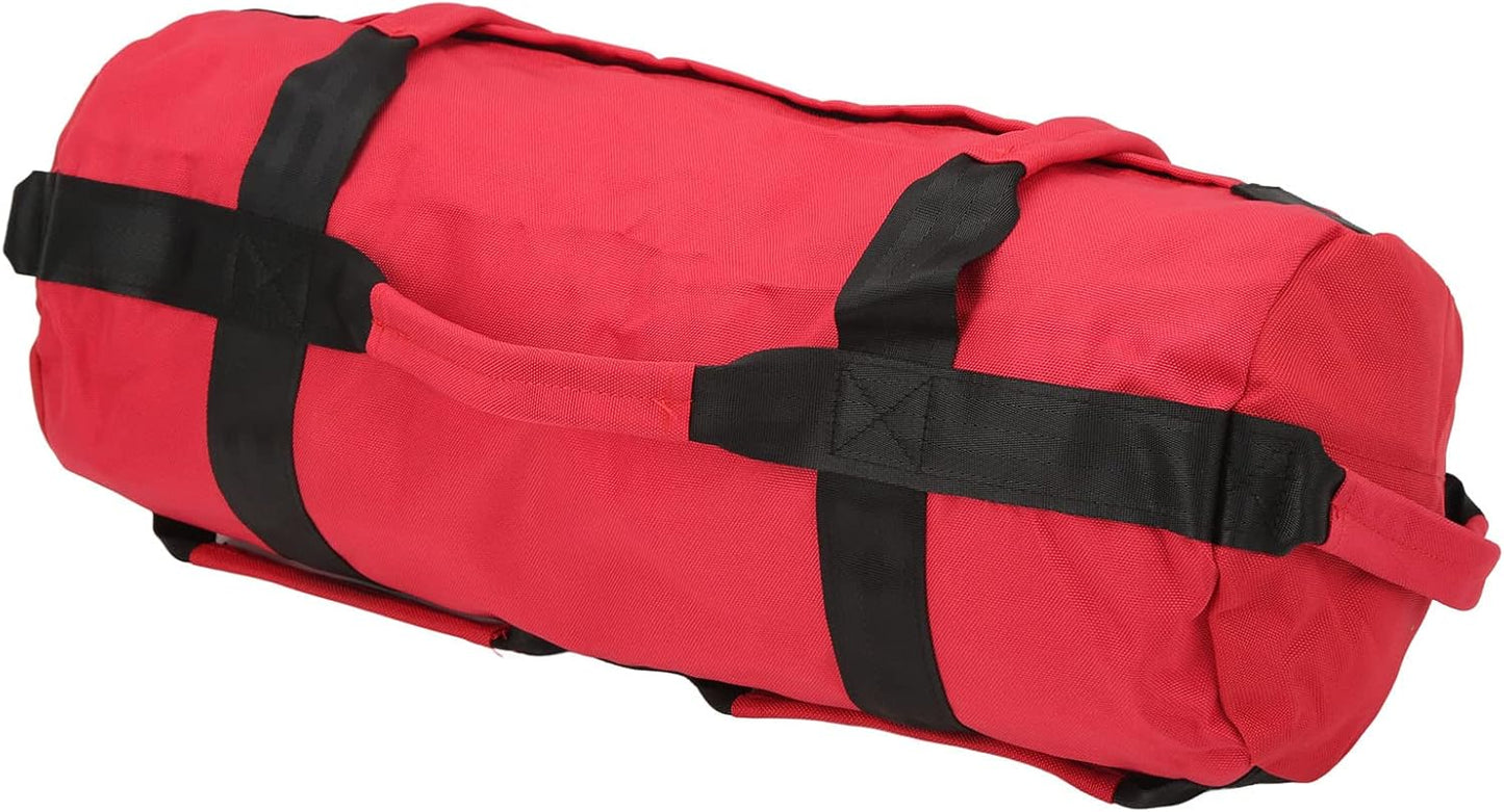 Multi Purpose Oxford Fabric Workout Sandbag with 6 Handles and Filler Bags for Indoor Gym Easy Adjustment, Easy Storage