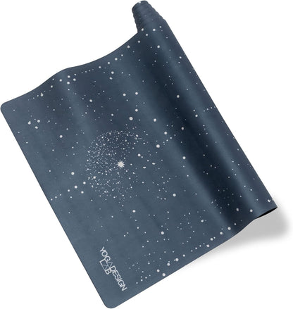 YOGA DESIGN LAB | The Combo Yoga Mat | Eco Luxury | Ideal for Hot Yoga, Power, Bikram, Ashtanga, Sweat | Studio Quality | Includes Carrying Strap!