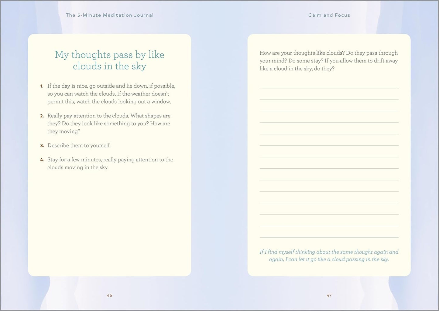 The 5-Minute Meditation Journal: Quick Guided Meditations for a Calmer, Happier You