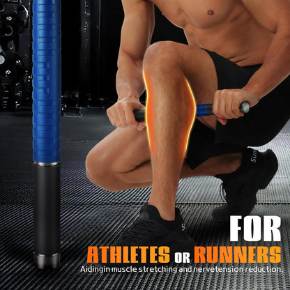 Muscle Roller Stick, Massage Roller for Muscle Deep Tissue Massage, Calf Roller for Myofascial Release, Therapy Roller Stick for Back, Legs, Arms, Waist, and Shoulders Full Body Use (Black)