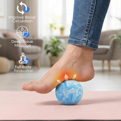 Peanut Lcarosse Ball for Myofascial Release, SGS Certification, Massage Deep Tissue for Shoulder and Back, Trigger Point Therapy, Muscle Knots, Peanut Massage Ball for Muscle Pain